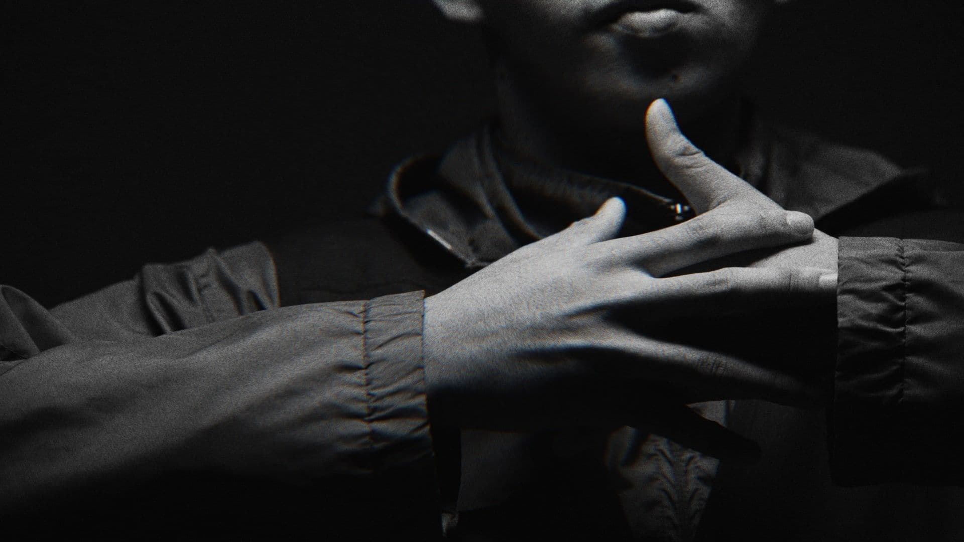 Hands in shadow